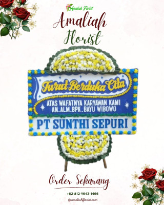 Papan Bunga Duka di Karangwareng