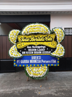 Papan Bunga Duka di Karangwareng