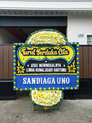 Papan Bunga Duka di Karangwareng